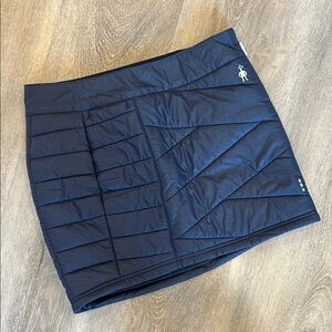 EUC Smartwool Navy Quilted Skirt